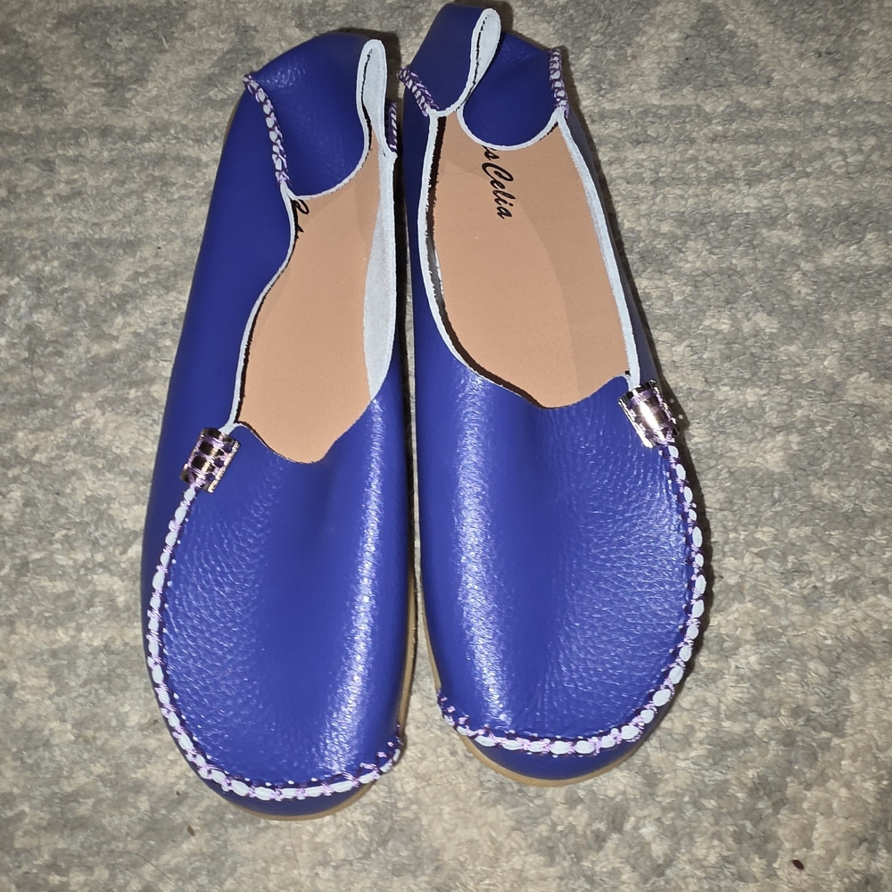 Royal Blue VenusCelia Women's Comfort Walking Boat Shoe